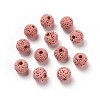 Unwaxed Natural Lava Rock Beads G-F325-8mm-A10-1