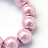 Baking Painted Pearlized Glass Pearl Round Bead Strands X-HY-Q003-6mm-47-3
