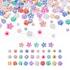 Craftdady 700Pcs 7 Styles Opaque Resin Cabochons CRES-CD0001-07-3