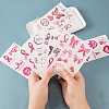  Removable Fake Temporary Tattoos Paper Stickers AJEW-NB0001-41-4
