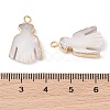 Natural Trochous Shell Pendants SHEL-P017-10G-3