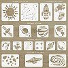 17Pcs 17 Styles PET Hollow Out Drawing Painting Stencils Sets DIY-WH0383-0044-2