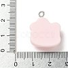 Sleepy Theme Opaque Resin Pendants RESI-G105-09B-3