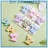 12Pcs 6 Styles Koala Silicone Beads JX661A-4