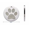 12Pcs 6 Style 304 Stainless Steel Pet Pendants STAS-CJ0001-139-2