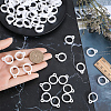 Gorgecraft 60Pcs Silicone Pendant SIL-GF0001-40B-3