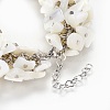 Natural Spiral Shell Beads Bracelets BJEW-JB04118-3