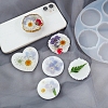 DIY Heart/Round Cabochons for Phone Grip Silicone Molds MOBA-PW0003-01-2
