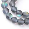 Synthetic Moonstone Beads Strands X-G-R375-12mm-A03-1