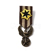 Retro British Preppy Style Alloy with Iron Pendant Lapel Pins FIND-WH0120-33C-1