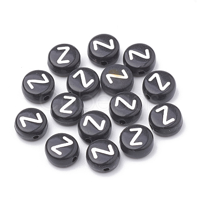 Opaque Acrylic Beads SACR-N002-02Z-1