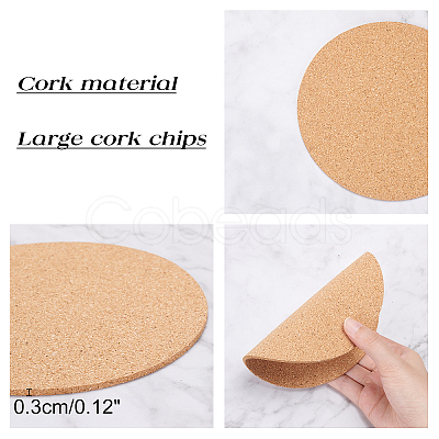 AHANDMAKER Cork Wood Plant Mat FIND-GA0001-16-1