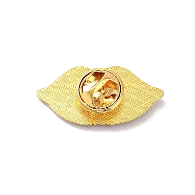 Golden Alloy Brooches JEWB-K020-01A-G-1