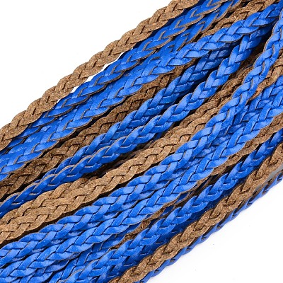 Braided PU Leather Cords LC-S018-10F-1