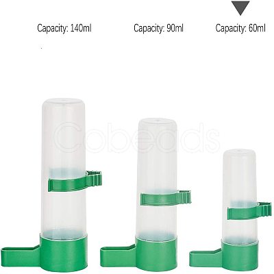 No Drip Small Animal Water Bottle and Plastic Pet Food Scoops AJEW-GA0002-02S-1