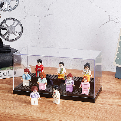 2-Tier Acrylic Minifigure Display Cases ODIS-WH0027-047C-1