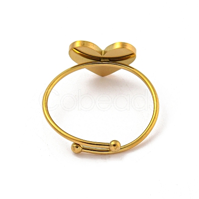 Adjustable 304 Stainless Steel Rings RJEW-B058-01G-04-1