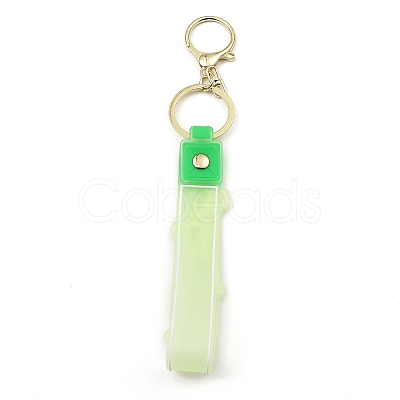 Flower PVC Rope Keychains KEYC-B015-01LG-06-1