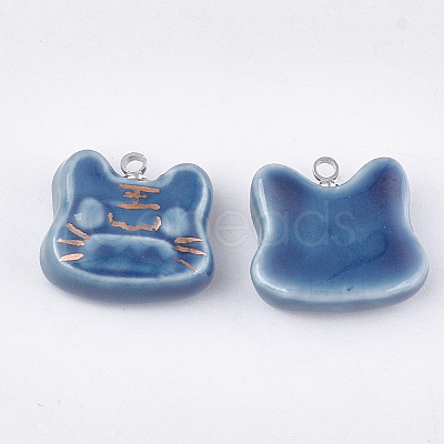 Handmade Porcelain Pendants PORC-T002-114-1