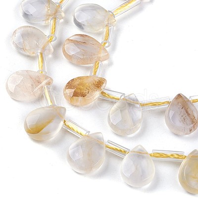 Natural Quartz Beads Strands G-F607-14-A-1