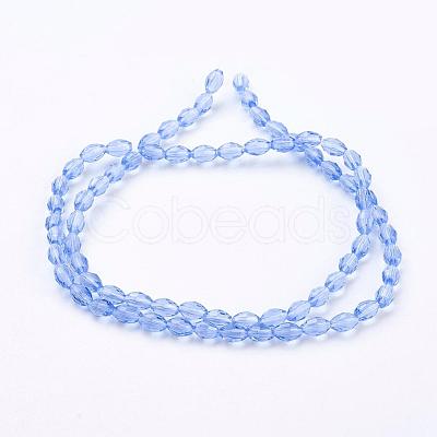 Glass Beads Strands GC891Y-6-1