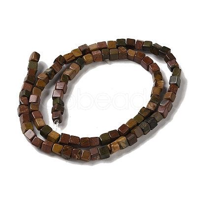 Natural Picasso Jasper Beads Strands G-Q161-C01-01-1