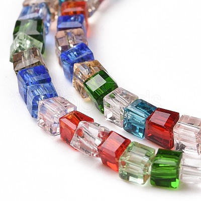 Transparent Glass Bead Strands GLAA-H018-03-1