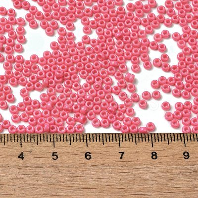 Baking Paint Glass Seed Beads SEED-P006-03A-08-1