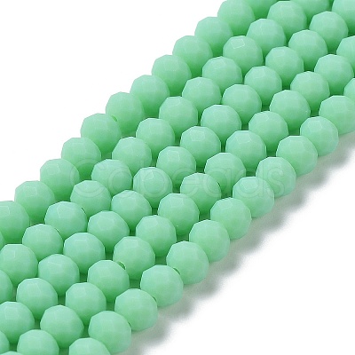 Glass Beads Strands EGLA-A034-P2mm-MD14-1