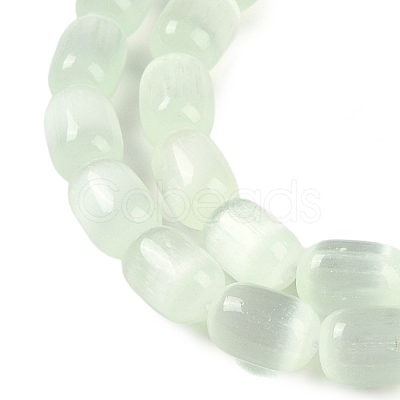 Natural Selenite Beads Strands G-F750-11-1