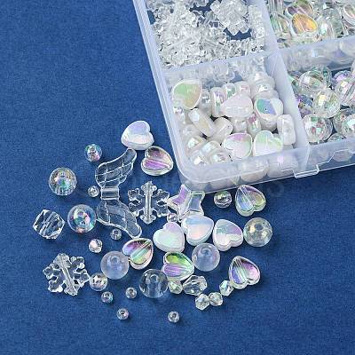 Transparent Acrylic Beads TACR-FS0001-43-1