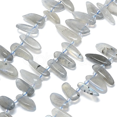 Natural Grey Moonstone Beads Strands G-G106-J01-01-1