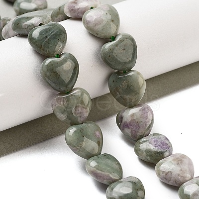 Natural Peace Jade Beads Strands G-B022-31C-1