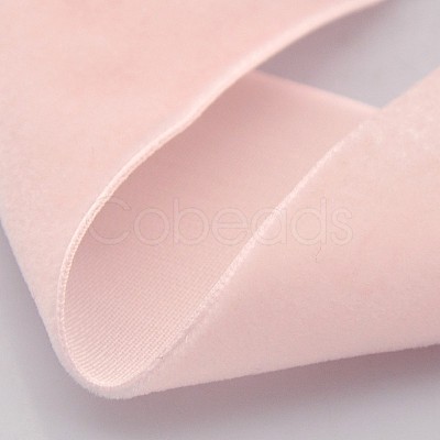 Polyester Velvet Ribbon for Gift Packing and Festival Decoration SRIB-M001-7mm-115-1