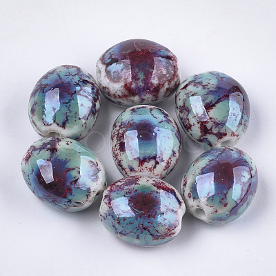 Handmade Porcelain Beads PORC-S498-26E-1