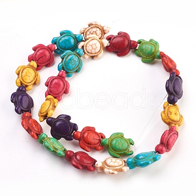 Synthetic Howlite Beads TURQ-E007-14-1