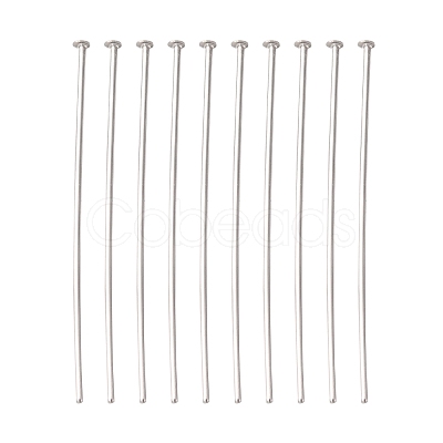 Tarnish Resistant 304 Stainless Steel Flat Head Pins STAS-E023-0.6x30mm-1