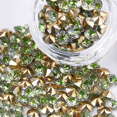 Eco-Friendly Pointed Back Resin Rhinestones CRES-R120-5.5mm-B-05-1