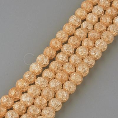 Synthetic Crackle Quartz Beads Strands GLAA-S134-12mm-07-1