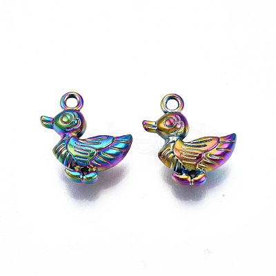 Rainbow Color Alloy Pendants PALLOY-N156-225-1