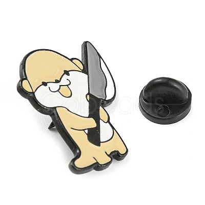 Animal Killer Cartoon Style Enamel Pins JEWB-F024-03C-1