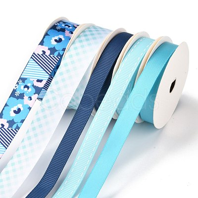 3Rolls Polyester Ribbons SRIB-F009-06A-1