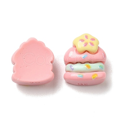 Opaque Resin Imitation Food Decoden Cabochons RESI-K027-12-1