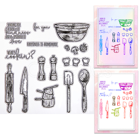 Clear Silicone Stamps DIY-WH0504-64A-1