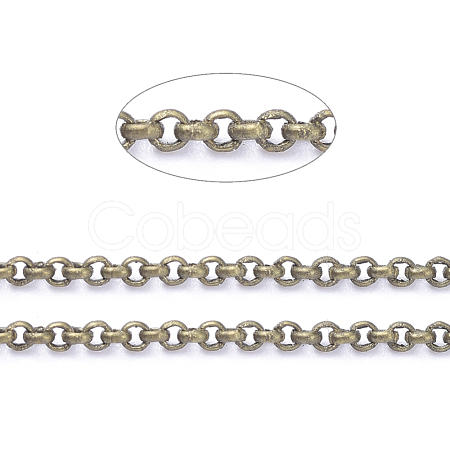 Brass Rolo Chains X-CHC-S008-002I-AB-1