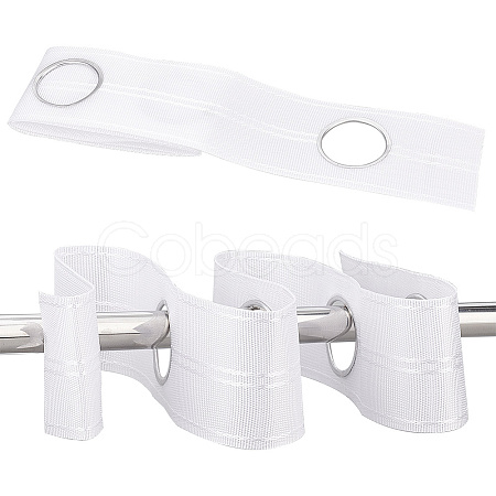 Polyester Curtain Eyelet Tapes FIND-WH0416-92-1