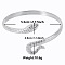 Non-Tarnish Stylish European and American Snake 304 Stainless Steel Cuff Bangles for Women