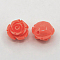 Synthetic Coral 3D Flower Rose Beads, Dyed, Salmon, 14~15x9mm, Hole: 1.5mm