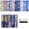 Nail Art Transfer Stickers, Nail Decals, DIY Nail Tips Decoration for Women, Mixed Color, Floral Pattern, 100x4cm, 10sheets/box