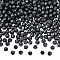 Nbeads 2Strands Non-magnetic Synthetic Hematite Beads Strands, Faceted, Round, 3~3.5x2.5~3mm, Hole: 0.3mm, about 114~141pcs/strand, 15.1~16.4 inch(38.4~41.8cm)